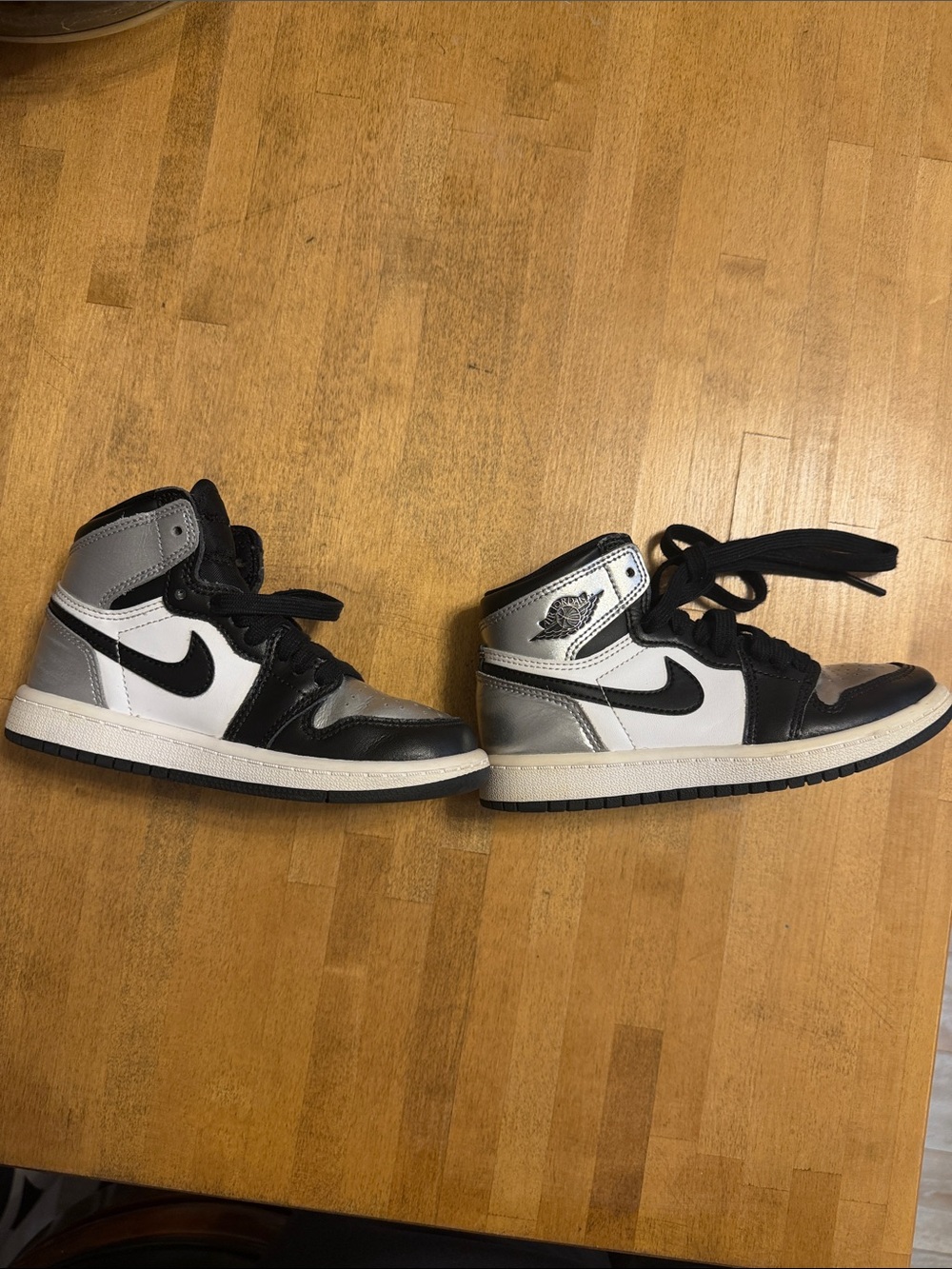 Nike jordan 1 silver toe 11c - Picture 3 of 5